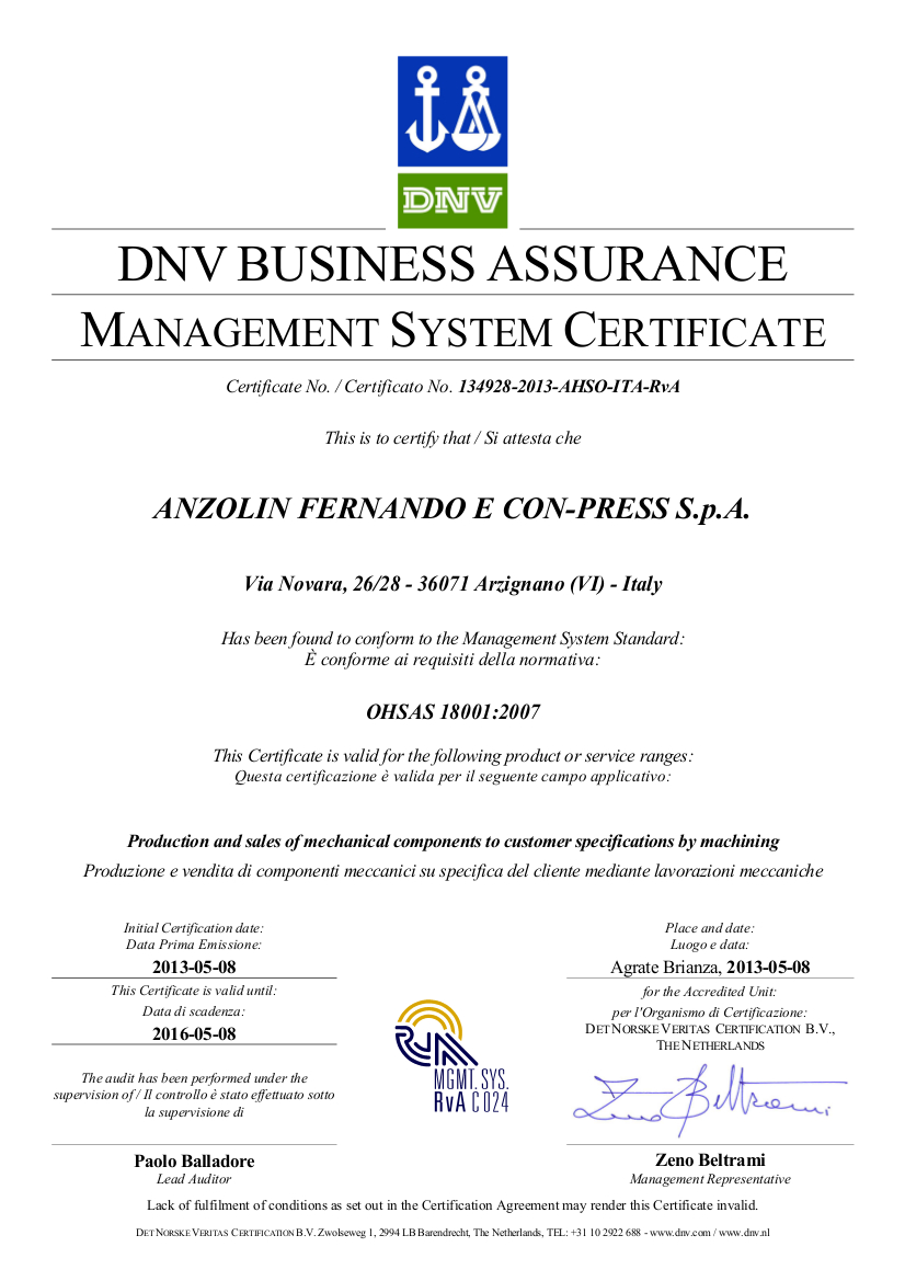 Certificato_OHSAS